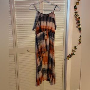 Truly Me By Sara Sara Tie Dye Dress w/ Built In Shorts